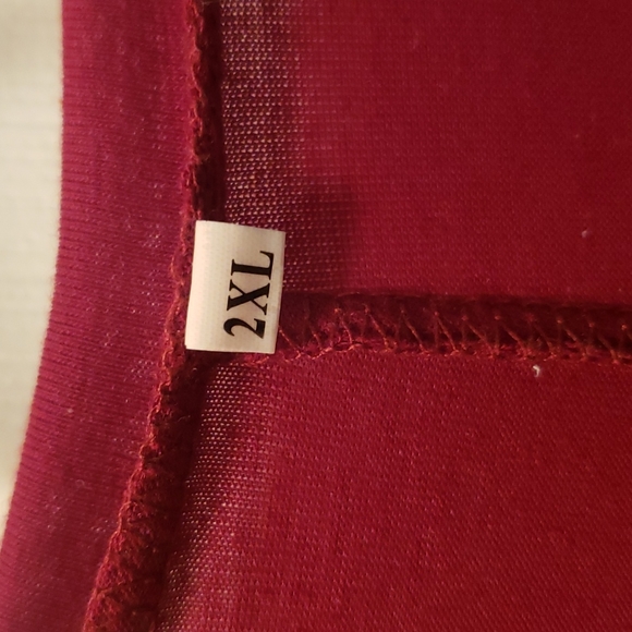 ♥️Shein Wine Colored Tshirt Dress 2XL♥️ - Picture 2 of 2